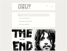 Tablet Screenshot of georgesaidmgmt.com